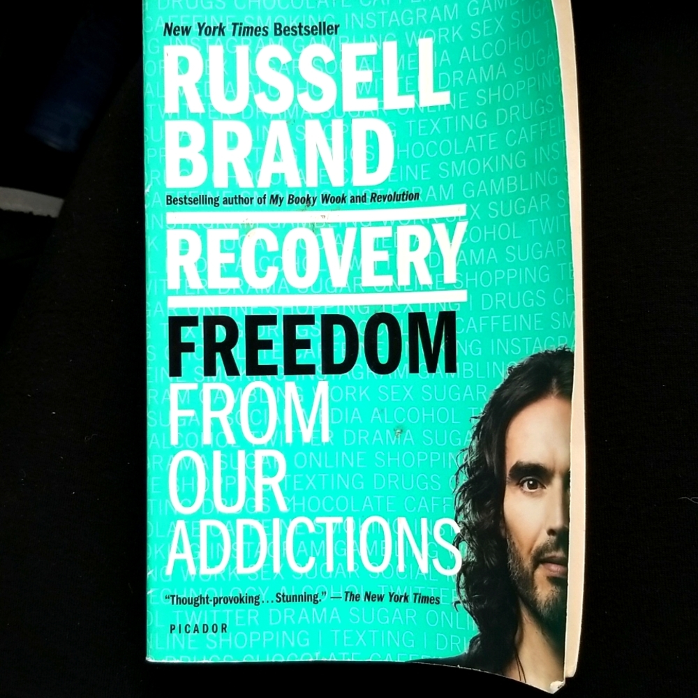 New york times bestseller recovery book by Russell Brand